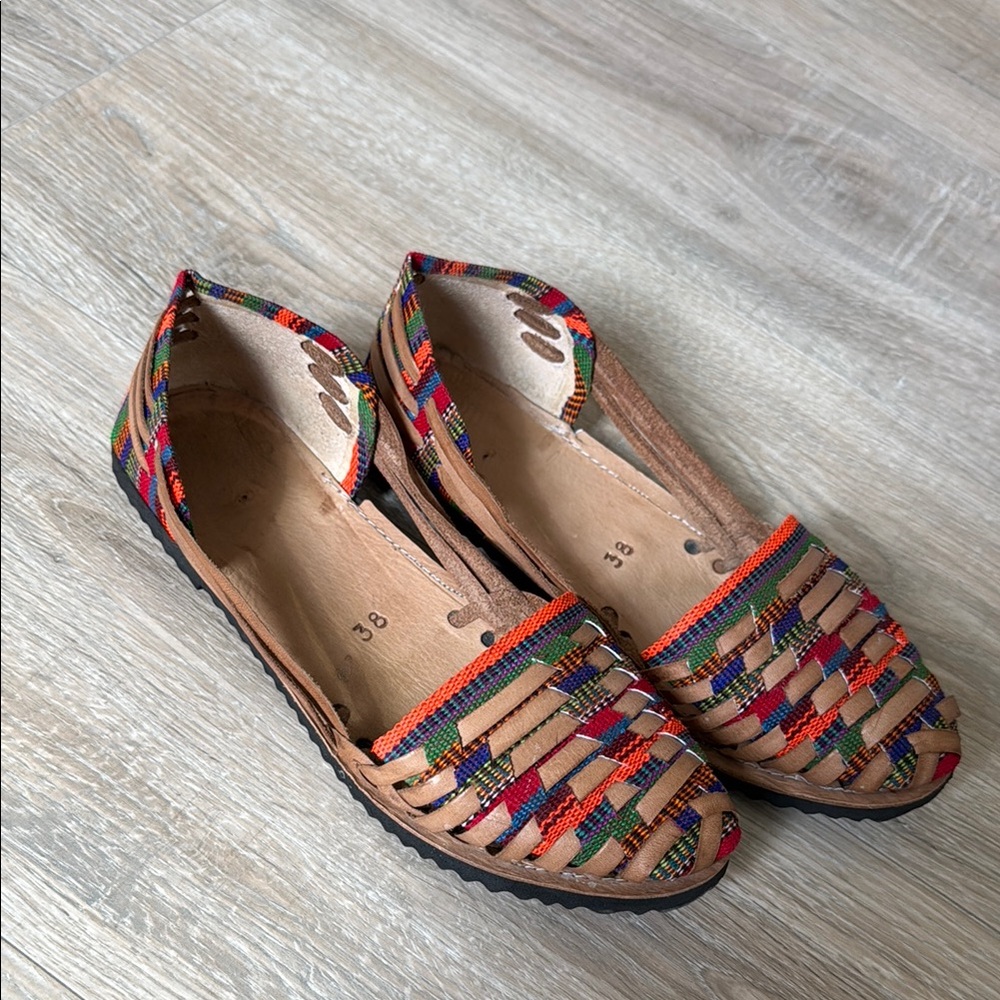 Colorful Woven Women's Flats